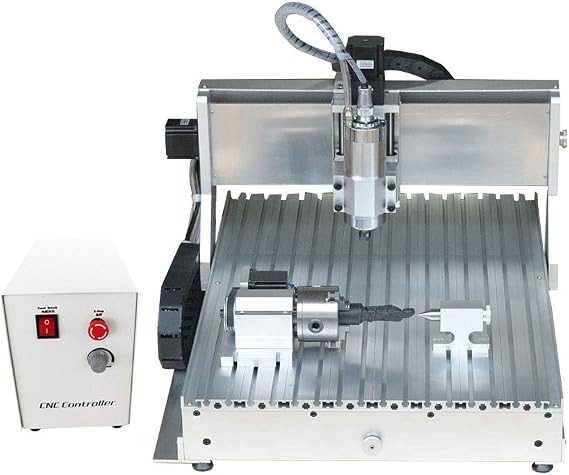 TEN-HIGH 4060 800W CNC Router Engraving Drilling Milling Machine,usb port with 4th Axis.