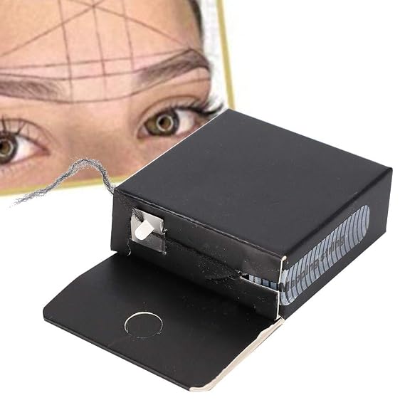 Professional Eyebrow Mapping Thread - Pre-Ink Brow Marker Measuring Tool for Symmetrical Eyebrows | Eyebrow Mapping Tool with Precise Measurement String for Makeup Application
