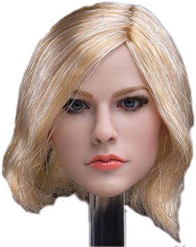 HiPlay 1/6 Scale Female Figure Head Sculpt, Beuty Charming Girl Doll Head for 12" Action Figure Phicen, TBLeague DH038 (C)