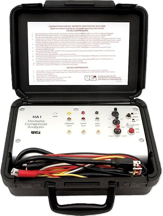 UEi Test Instruments Ha1 Hermetic Compressor Analyzer