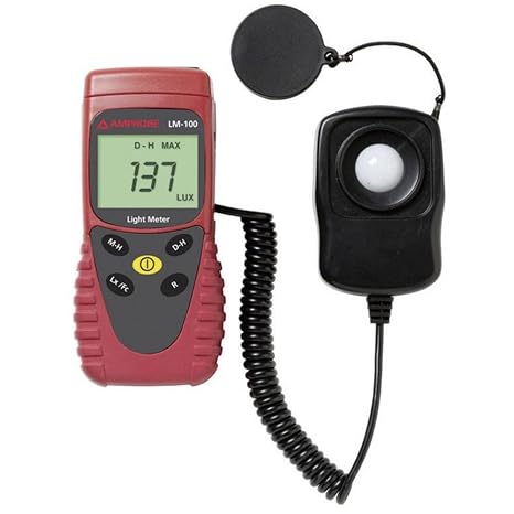 Amprobe-3052348 LM-100 Light Meter with Silicon Photodiode and Filter