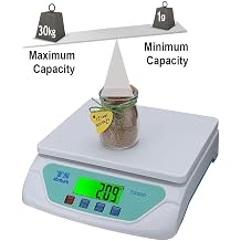 Kalem Pilli Dijital Terazi 30kg Kapasite 1gr Hassas Satış,Mutfak,İmalata İdeal Adaptör Takılabilir