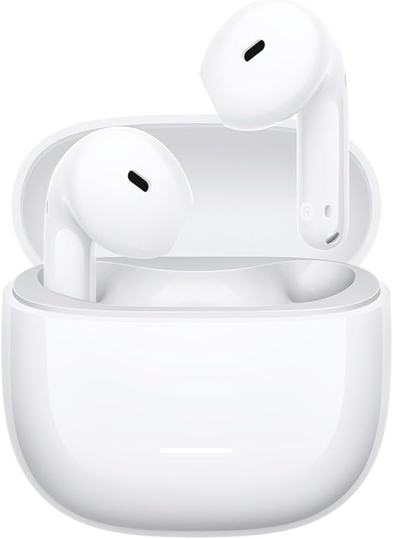 Xiaomi Redmi Buds 8 Active White Kablosuz Bluetooth Kulaklık, Güçlü Bas Performansı, Yapay Zeka Destekli Gürültü Azaltma, Uzun Pil Ömrü, Beyaz