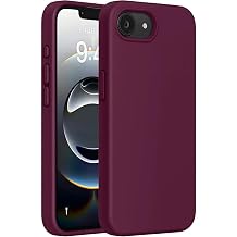 iPhone 16E ile Uyumlu İçi Kadife Lansman Silikon Kılıf – Kamera Korumalı, Darbe Emici, Premium Yumuşak Kapak Bordo