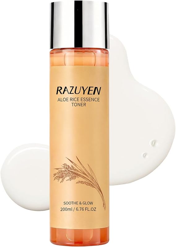 Rice Toner, Milky Toner for Soothing and Glowing Skin