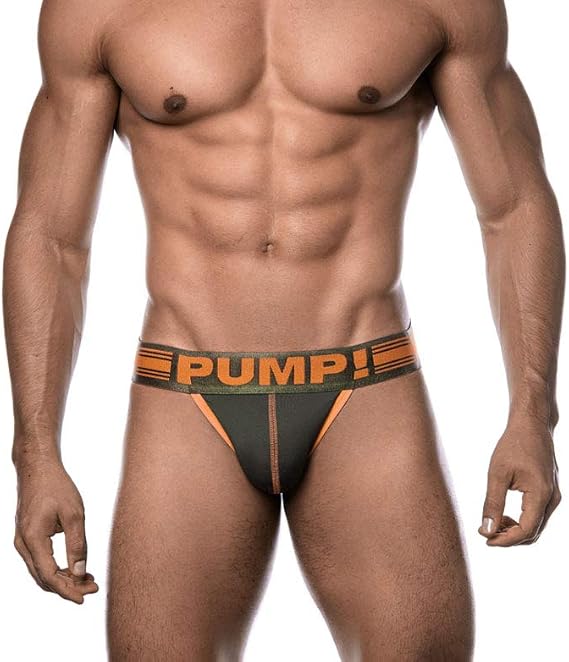 Pump! Varsity, Creamsicle, Squad, Jock - S Men's Jockstrap Underwear|Athletic Support Jockstraps with Backless Design|Enhanced Lift| Comfortable Fit|Breathable Fabrics for Sports & Everyday Wear