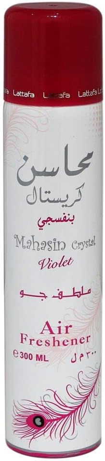 Mahasin Crystal Voilet Air Freshener 300ml By Lattafa