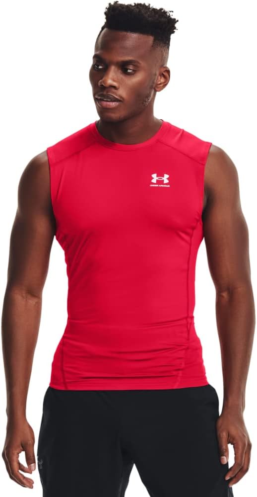 Under Armour Men's HeatGear Armour Sleeveless Compression T-shirt