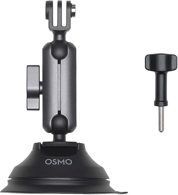 DJI Osmo Action Suction Cup Mount, Compatible with Osmo Nano, Osmo 360, Osmo Action, DJI Action 2, Osmo Action 3, Osmo Action 4, Osmo Action 5 Pro, Osmo Action 6