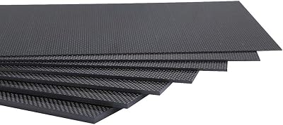 200X300X0.5MM 100% 3K Plain Weave Carbon Fiber Sheet Laminate Plate Panel