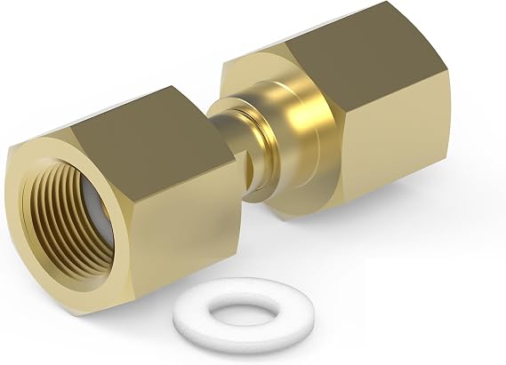YESWELDER CGA-320 to CGA-580 Adapter, CO2 to Argon Nitrogen Regulator