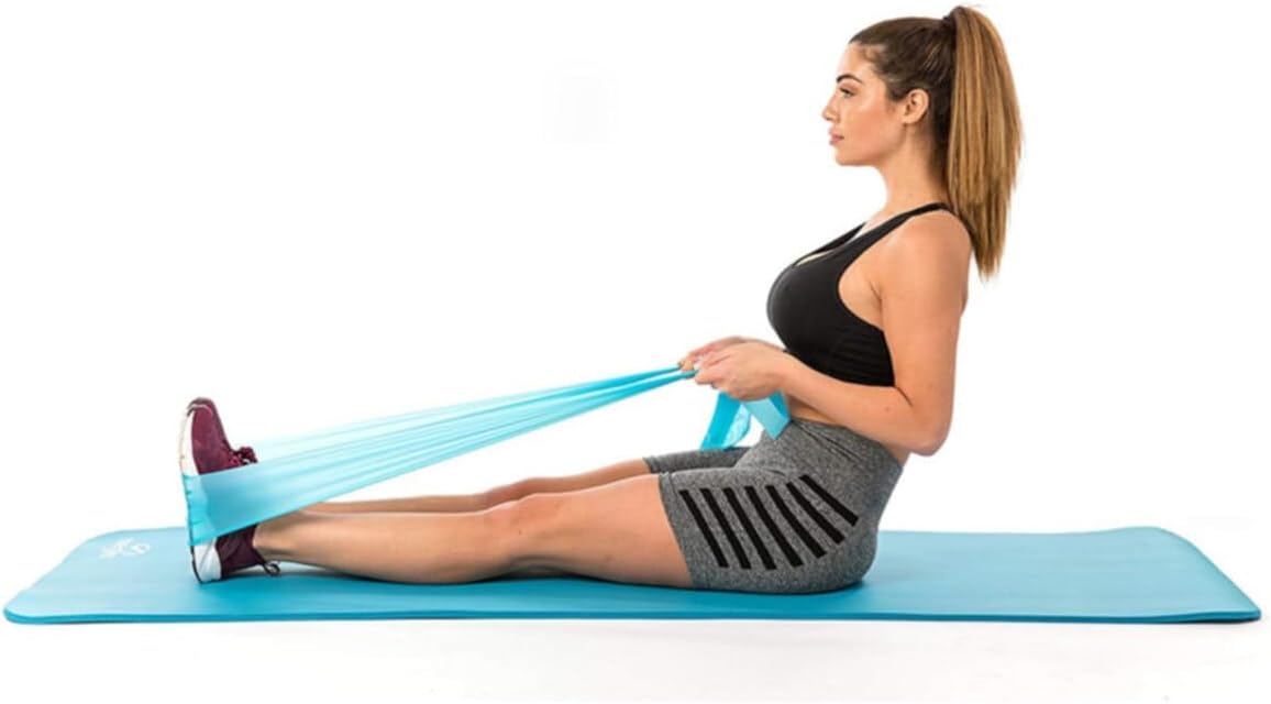 Leyaton Elastik Genişletici Streç Egzersiz Lastik Bant Fitness Ekipmanları Mavi, 120MVPLS