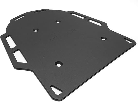 AltRider Motorcycle Pillion Rack Compatible with Honda CRF1100L Africa TwinADV Sports - Thick Aluminum Plates with Zero Snag Design - Replaces Rear Seat for Expanded Cargo Capacity - Black