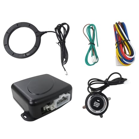 Type Anti-Theft Device Two-Way Car Ignition Switch 12V RFID Engine Start Push Button Keyless Entry Starter Kit