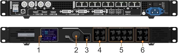 VX1000 LED Screen Video Wall All-in-one Controller VX1000
