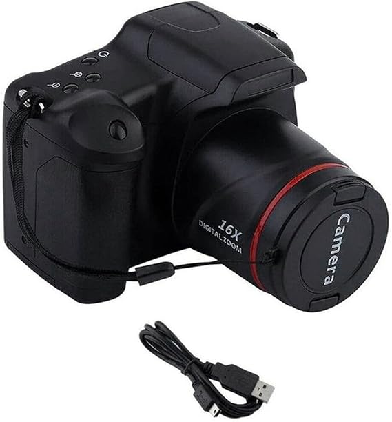 Portable Travel Vlog Camera Photography 16X Digital Zoom 1080P HD SLR Camera Anti-Shake Photo Cameras for Live Stream