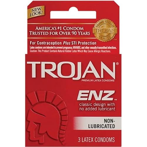 Trojan Her Pleasure Sensations Lubricated Premium Latex Condoms - 3ct, Pack of 4