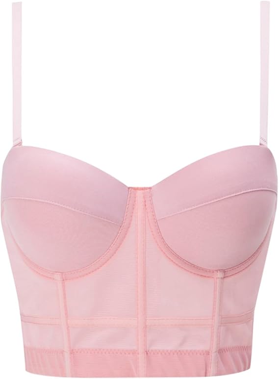Cocila Top Camisole for Women Women's Fishbone Underwear Sexy Slim Fit Comfortable and Breathable Bar Tummy Waist Control Double Steel Boned Corset Black Corset Size 16