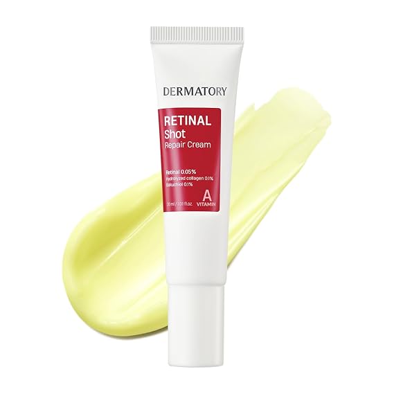 Dermatory Retinal Shot Firming & Repair Cream | Pore-Tightening, Smoothing, Replenishing, Moisturizing