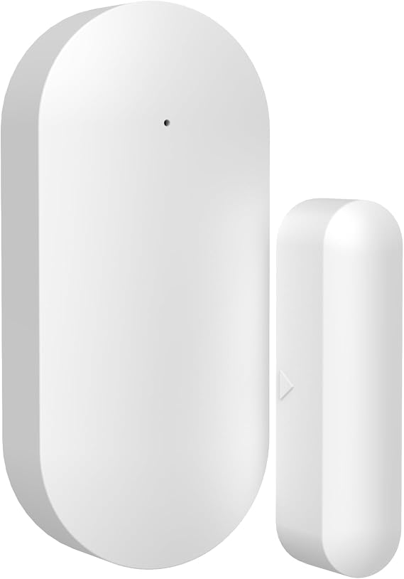 Door and Window Alarm Sensors,Window Sensors for Security Wireless Contact Sensor Alert Real-Time Notification for Business/Store/Home/Office When Entering,White(1 Pack)