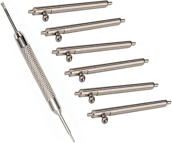 Olytop 18mm Quick Release Pins for Garmin Venu 3S / Venu 4 41mm / Venu 2S / Vivoactive 4S / Vivomove 3S / Forerunner 265s/255s/ Pin Spring Bars, 6PCS Stainless Steel Watch Band Pins Diameter 1.5mm + Spring Bar Tool