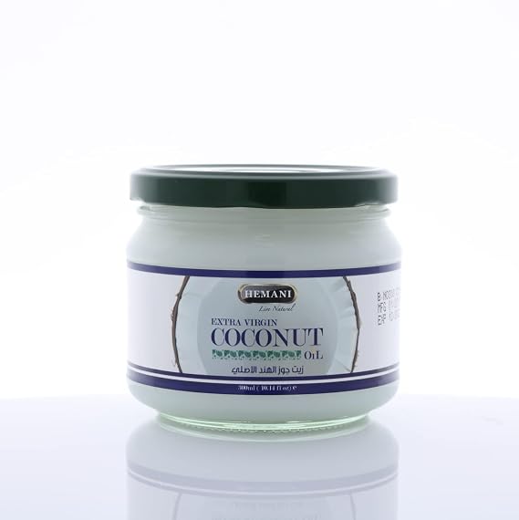 Hemani Extra Virgin Coconut Oil 300mL - Pure Cold Pressed for Cooking, Hair & Skin | Halal Certified | Since 1949