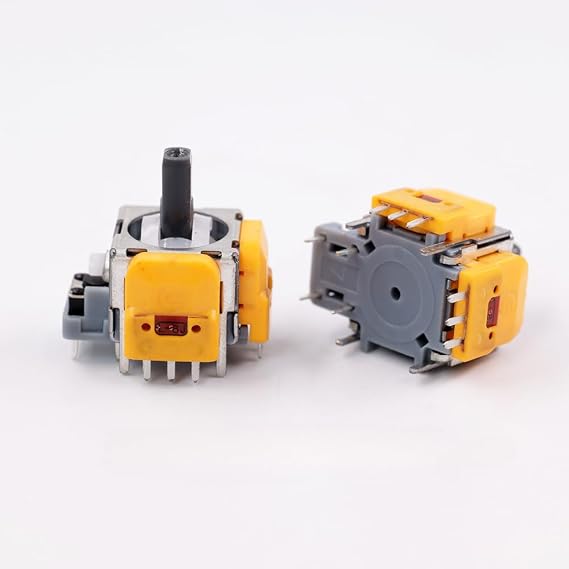 2 x Hole Effect 3D Analog Sensing Joystick Module Replacement for Sony PS5 Analog Sensor Potentiometer Color: Yellow