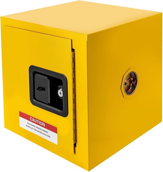 Flammable Safety Storage Cabinet 13"x13"x13" Industry Hazardous Materials