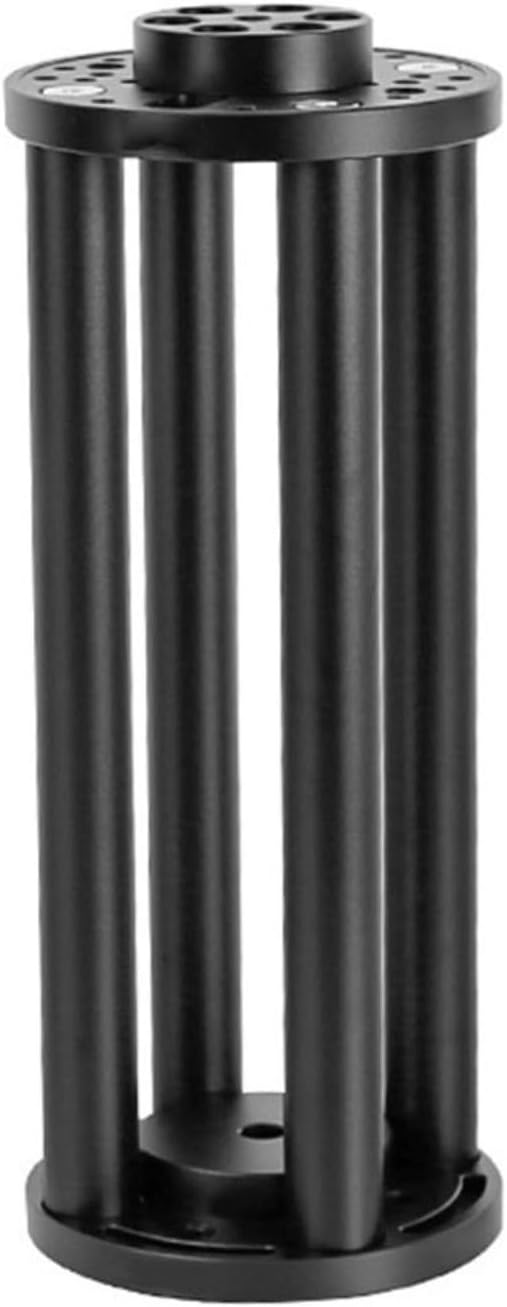 Aluminium Alloy Equatorial Mount Extension Column Astronomical Telescope, Booster Section Tripod Riser 200mm/300mm Compatible with EQ3 EQ5(300mm black)