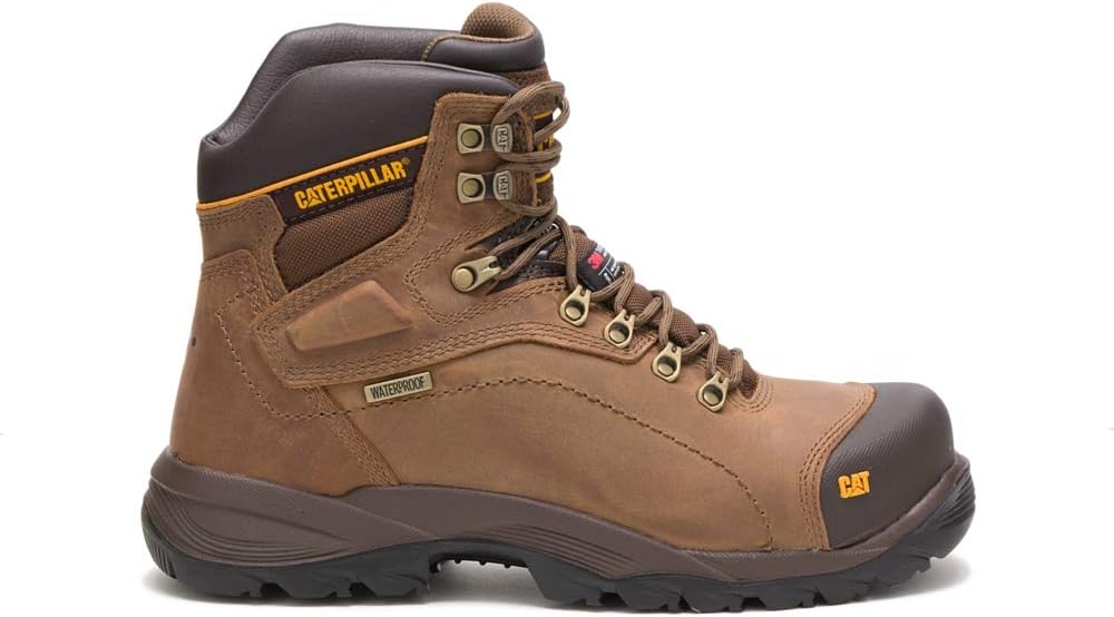 CAT Footwear Men's Diagnostic Waterproof Steel-Toe Work Boot