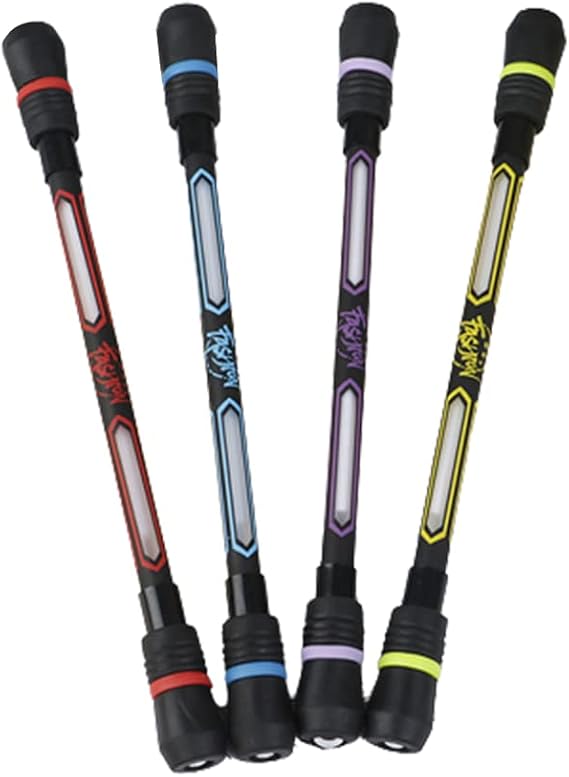Spinning Pen Useful Random Flash Rotating Gaming Gel Pens Student Release Pressure Comfortable Penspinning Pen Creative and Popular