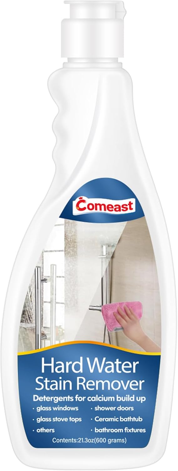 Hard Water Stain Remover, Shower Glass Cleaner