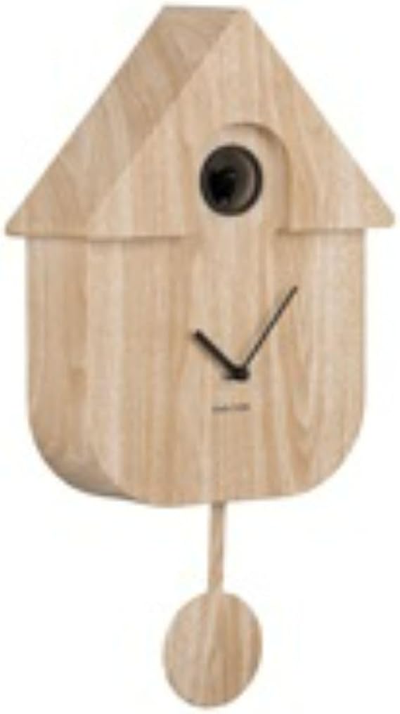 Karlsson Cuckoo Modern Wall Clock Light Wood
