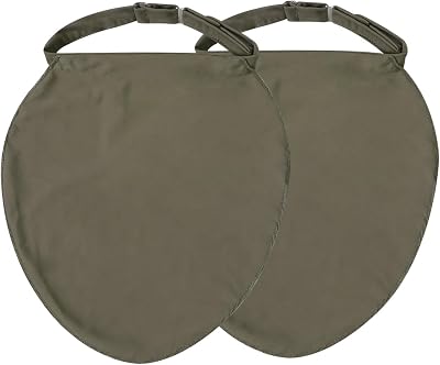 Tracheostomy Neck Stoma Cover,Breathable Laryngectomy Cover for Tracheostomy Care,Tracheostomy Supplies-Adjustable Neck Trachea Protector Army Green, 2pcs