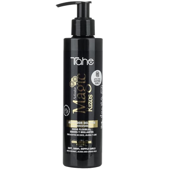 Tahe Magic Rizos Curl Activator Anti-Frizz Suitable for the Curly Method, 200ml
