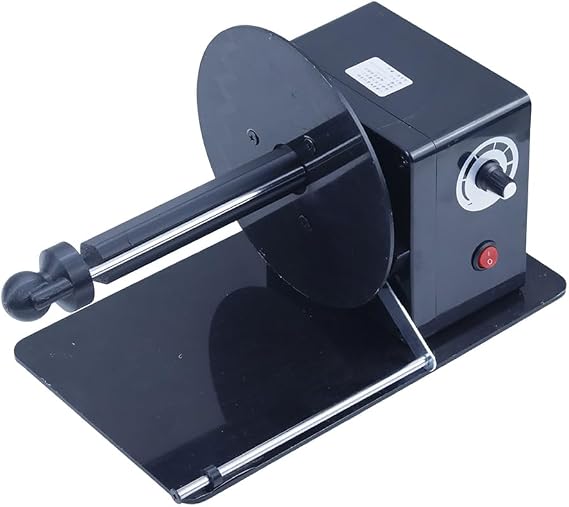 Automatic Label Rewinder Machine, 12CM Core 15CM Width with Auto Pause & Speed Control, Industrial Label Winding Machine Strip