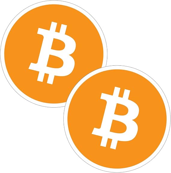 Bitcoin Stickers 2 Pack