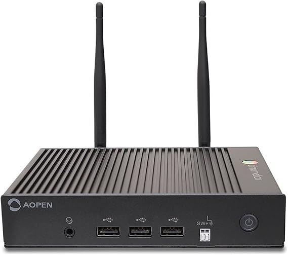 AOPEN Chromebox Mini 2 - Intel Celeron N4500 - Fanless - 8 GB RAM - 32 GB eMMC - Wifi 6 - Military-grade