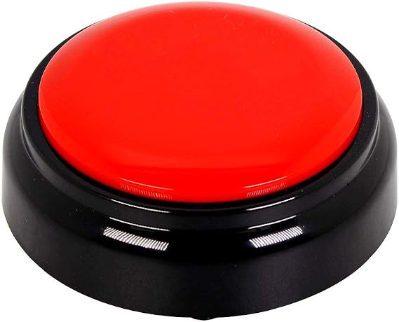 Voice Recording Button Easy Button Record 30 Seconds Talking Message Funny Office Gift Battery Powered Recordable Sound Buttons