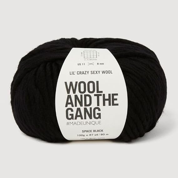 Wool and the Gang Lil Crazy Sexy Wool 088 Space Black