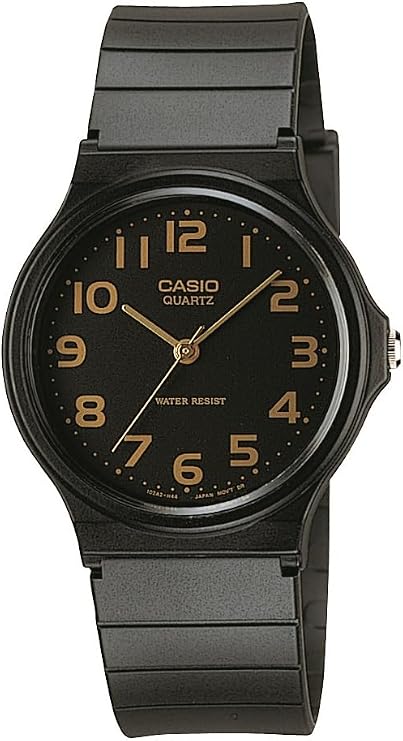 Casio MQ24 Series | Quartz Analog Watch for Men | Water Resistant | Resin Case | Resin Band | Resin Glass | Three Hand Analog (HR, Min, SEC) | Classic Casio Design | 3 Year Battery