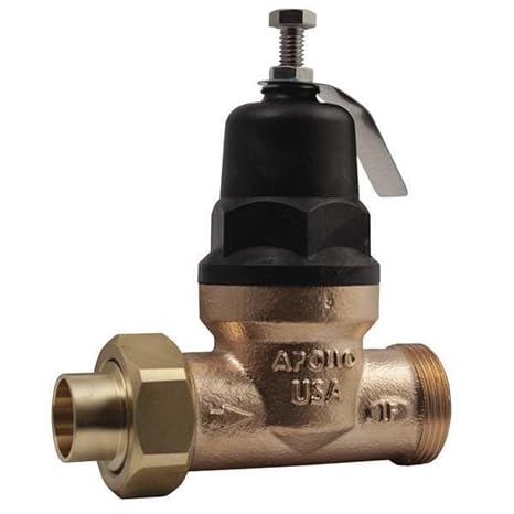Water Pressure Reducing Valve,1/2 in.