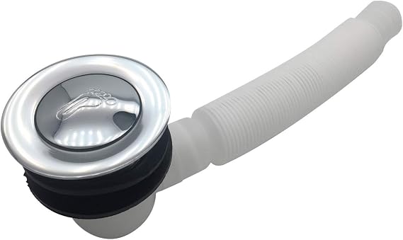 Tip Toe Style Bathtub Drain Stopper with A Flexible Water Pipe