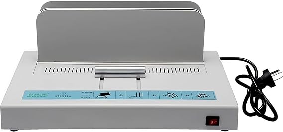 A4 Automatic Binding Machine, Electric Book Binder 1-50MM Binding Thickness, Hot Melt Glue Universal Thermal Binding Machine, for Tenders, Insurance Policy Contracts, Reports