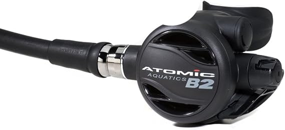 Atomic Aquatics B2 Second Stage only, 32" hose, Black