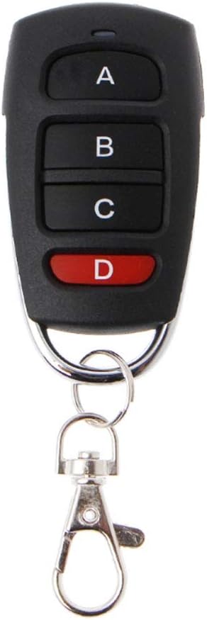 433Mhz Universal Replacement Cloning Electric Gate Garage Door Remote Control with Key Fob