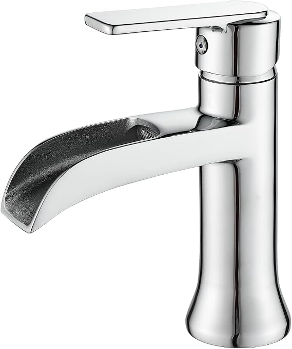 Mono Bathroom Basin Mixer Tap, Bathroom Sink Tap Waterfall Spout