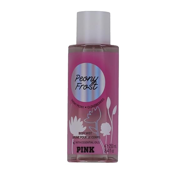 Victoria's Secret Pink Fragrance Mist (Peony Frost), 8.40 Fl Oz (Pack of 1), Pack of 1
