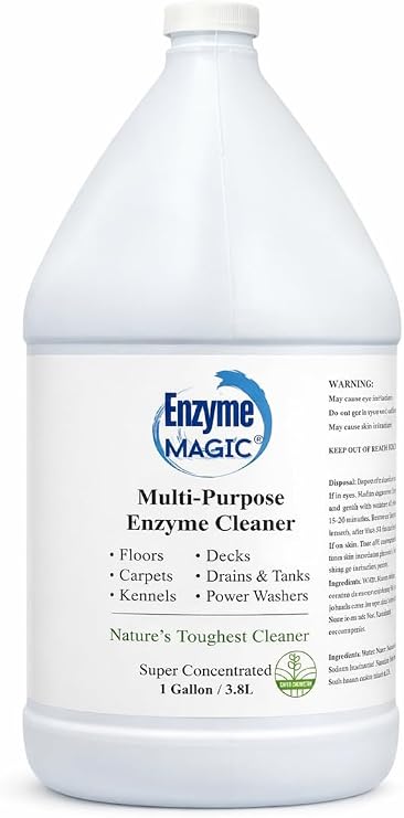 Multi-Purpose Enzyme Cleaner |Super Concentrated | Floor Cleaner | Clogged Drain | Hard Surface Cleaner | Grease Trap Cleaner | Deck cleaner | Power Wash | Carpet Cleaner | Stain Remover