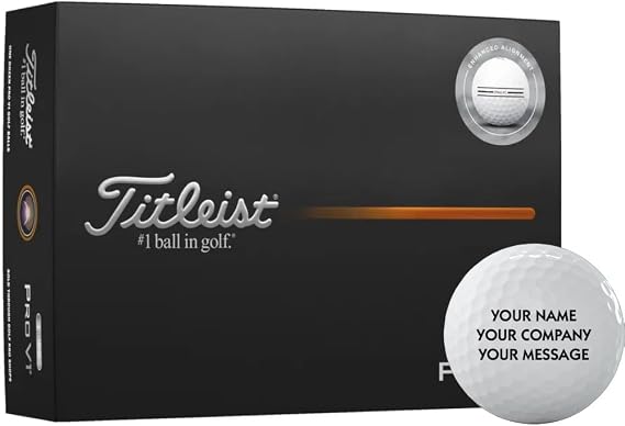 Custom Pro V1 Aim Enhanced Golf Balls - 2025 Model